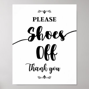 ta av skorna, ta bort skorna poster