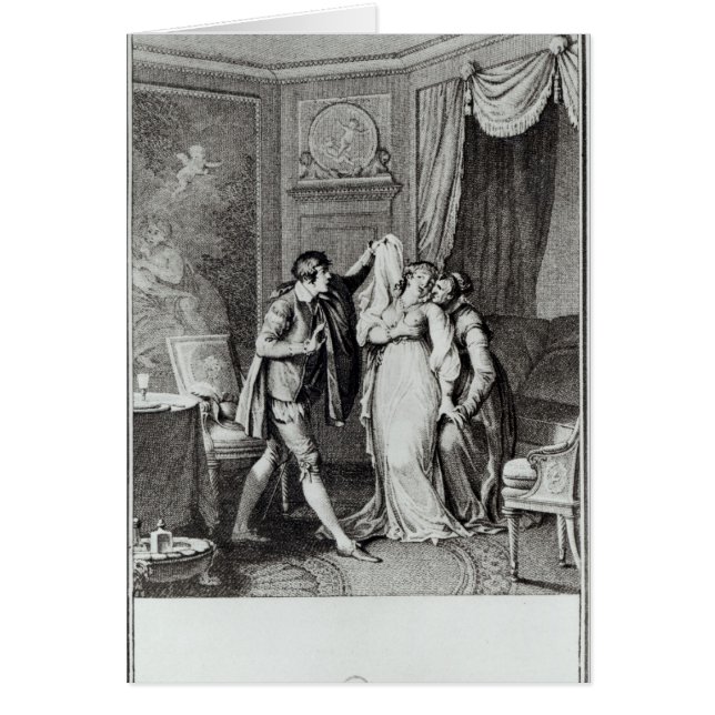 "Ta av, som skyler", från kapitel 7 av Hälsningskort (Framsidan)