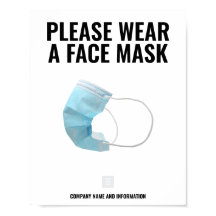 TA BÄRA EN poster FACEMASK