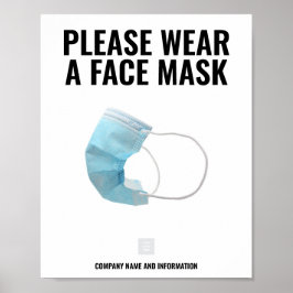 TA BÄRA EN poster FACEMASK