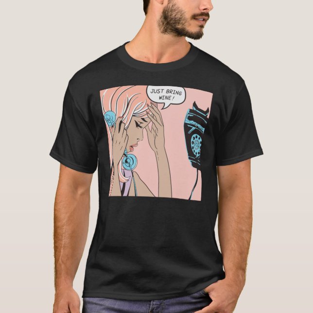 Ta bara med Vin Classic T-Shirt (Framsida)