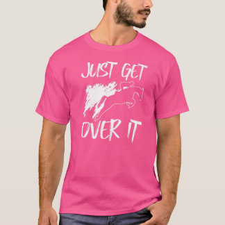 Ta bara över den Tävla Tävlan Equestr T Shirt