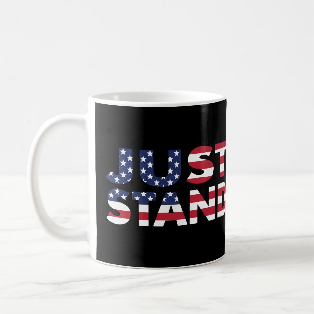 Ta bara ställning för den amerikanska Flagga Kaffemugg (Vänster)