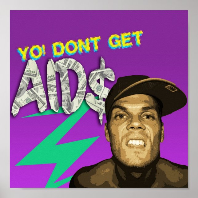 TA BORT AIDS POSTER (Framsidan)