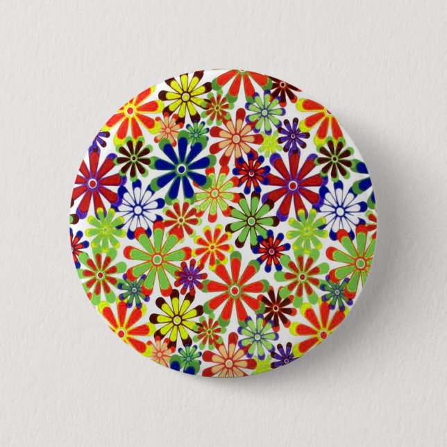 Ta bort Daisy Retro Design Knapp (Framsida)