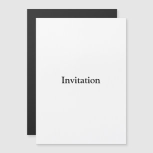 Ta bort denna text och lägg till din egen design 1 magnetisk inbjudningskort