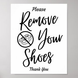 Ta bort dina skor poster