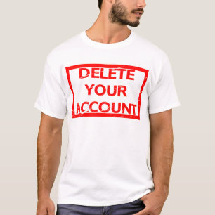 Ta bort ditt konto Frimärke T Shirt