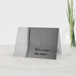 Ta bort Grattisar på ditt Baby-hälsningskort Kort