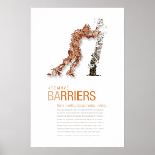 Ta bort hinder: Hållbarhetsprincipen Poster