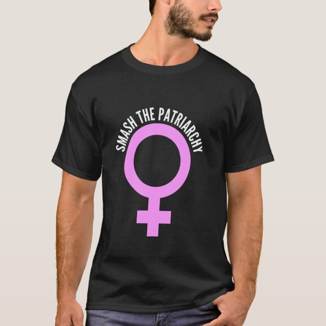 Ta bort Högerna Patriarchy Pro Choice Womens T Shirt (Framsida)
