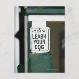 Ta bort hund signatur vykort