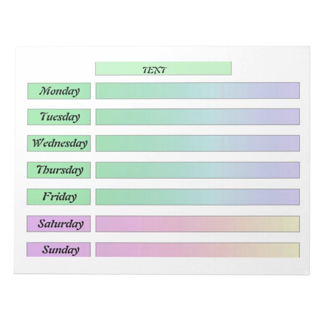 Ta bort kalendern, skapa en anteckningsbok med ant anteckningsblock (Framsida)