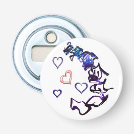 Ta bort kedjan för mitt hjärt-knapp flasköppnare