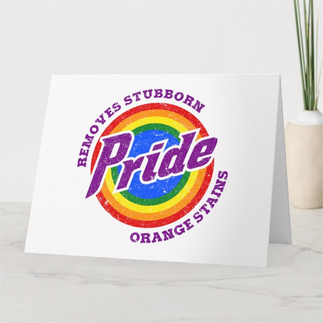 Ta bort kvarstående Orangar i Pridet Månad för HBT Kort (Framsida)