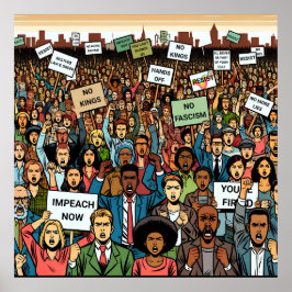 Ta bort och implicit Trump Poster