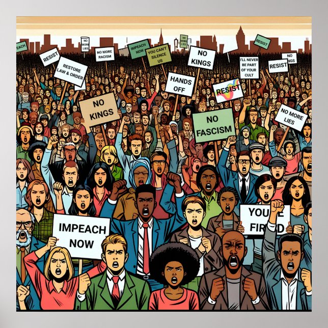 Ta bort och implicit Trump Poster (Framsidan)