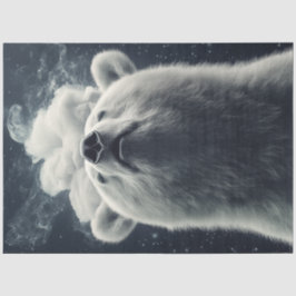 Ta bort Polar Bear Cloud Smoke Mörk Background