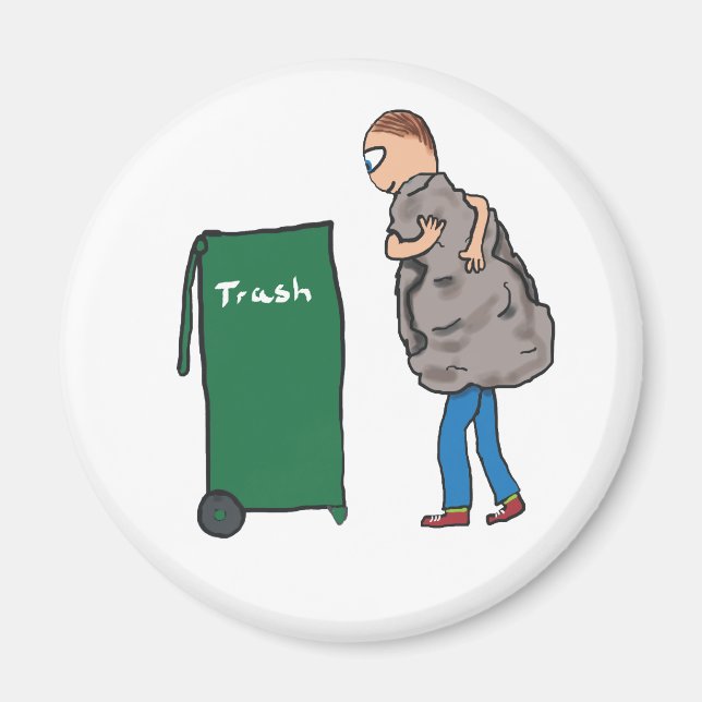 Ta bort skräpet magnet (Framsidan)