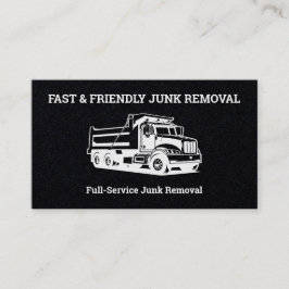 Ta bort skräppost för dumpsläpfordon visitkort