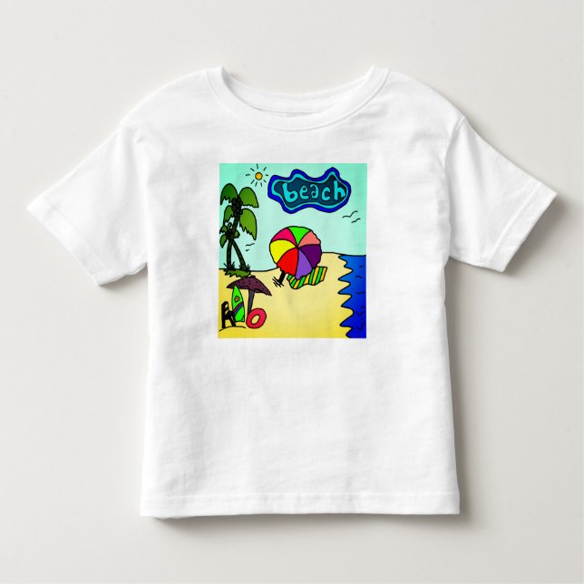 ta bort strandsemester t shirt (Framsida)