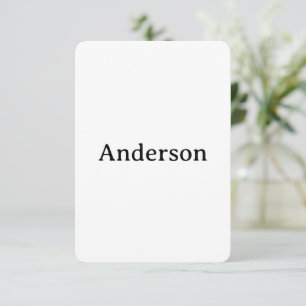 Ta bort text Ersätt Egen Design 3,5" x 5" Rundad Tack Kort