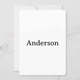 Ta bort text Ersätt egen design 5" x 7" rundad Tack Kort