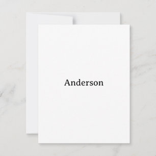 Ta bort text Ersätt Egen Design Kvadratisk 4,25"x5 Inbjudningar