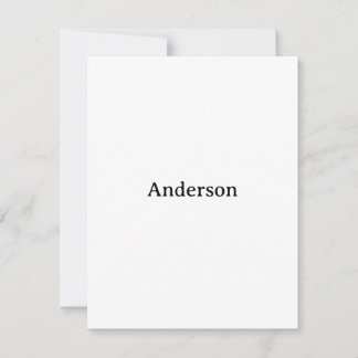 Ta bort text Ersätt Egen Design Kvadratisk 4,25"x5 Inbjudningar