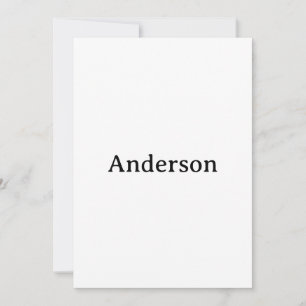 Ta bort text & ersätt egen design kvadratisk 5" x inbjudningar