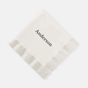 Ta bort text Ersätt Egen Design Myntad Lunch Pappersservett