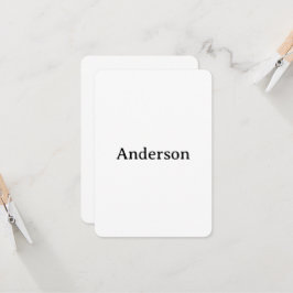 Ta bort text & ersätt egen design rundad 3,5" x 5" inbjudningar