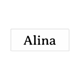 ta bort text lägg till egen design 1" x 2,5" stämpel