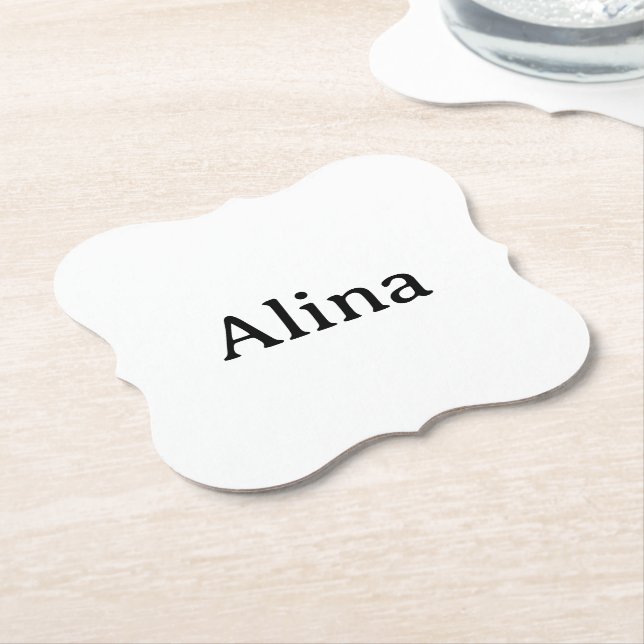 ta bort text lägg till egen design 4" x 4" fäste underlägg papper (Vinklad)