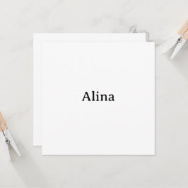 ta bort text lägg till egen design kvadratisk 5,25 inbjudningar