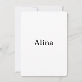 ta bort text lägg till egen design Rundad 4,5" x 6 Inbjudningar