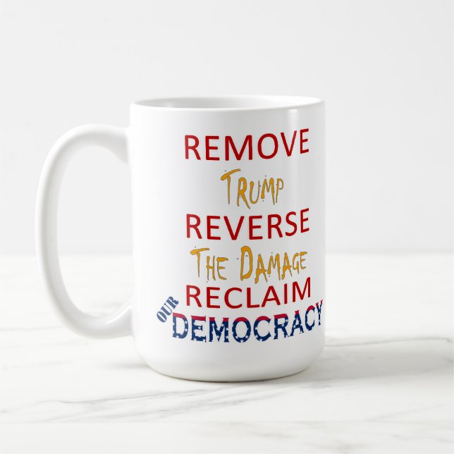 TA BORT TRUMP KAFFEMUGG (Vänster)