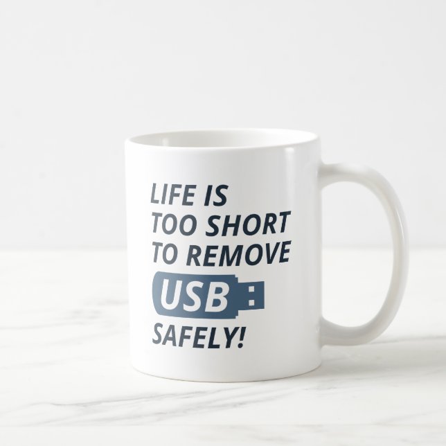 Ta bort USB på ett säkert sätt Kaffemugg (Höger)