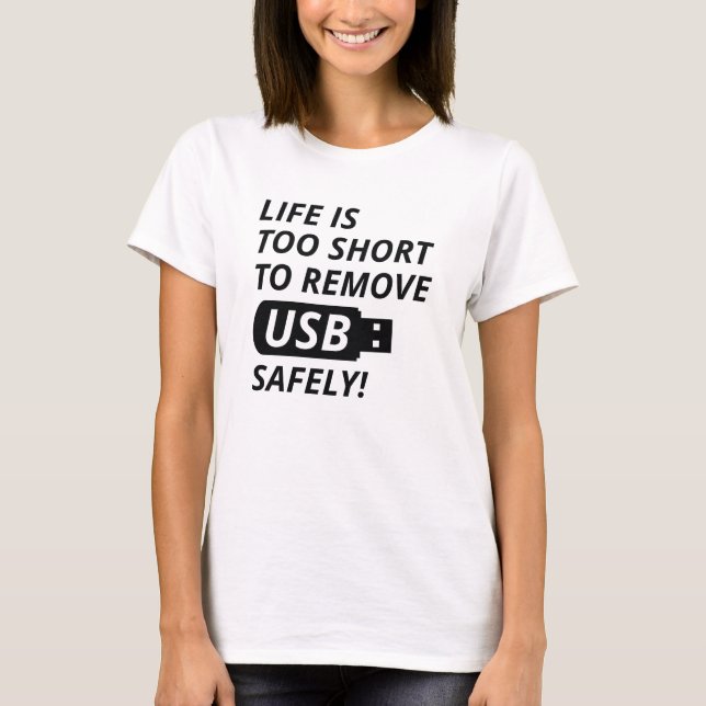 Ta bort USB på ett säkert sätt Tee (Framsida)