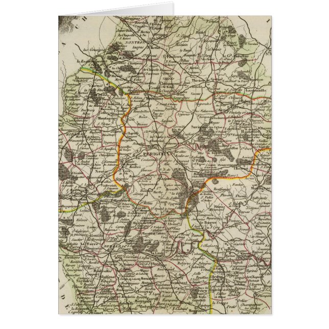 Ta bort valfri dordeogne hälsningskort (Framsidan)