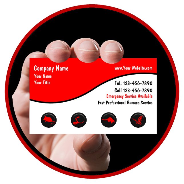 Ta bort vilt-Affärskort Visitkort (Skapare uppladdad)