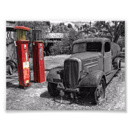 Ta bort Vintage med hjälp av fotoskrivare, monokro Fototryck