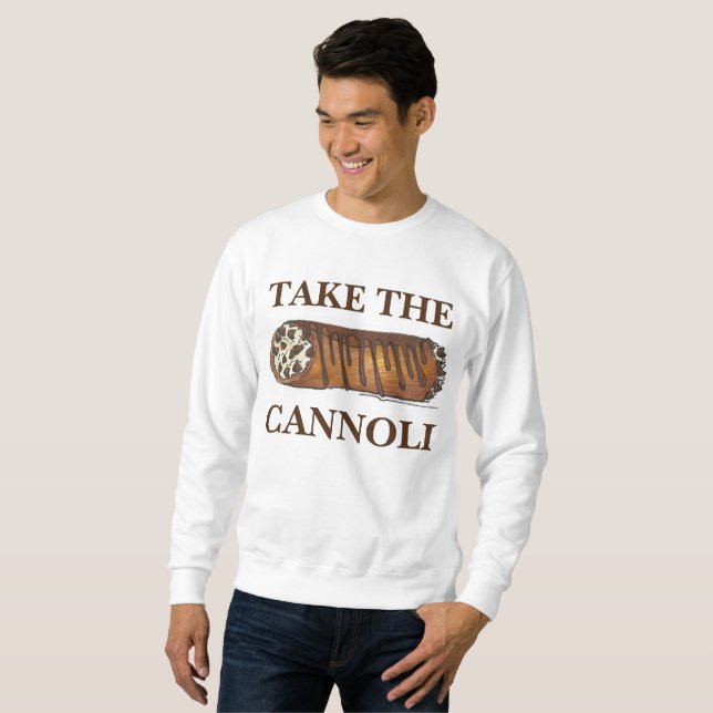 Ta Cannoli Italiana Cannolis Sweatshirt (Hel framsida)
