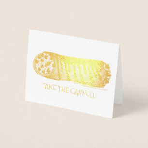 Ta Cannoli Italiana Food Foodie Pastry Baking Folierat Kort