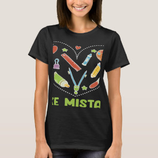 Ta chanser Gör att misstag får Messy Vintage Heart T Shirt