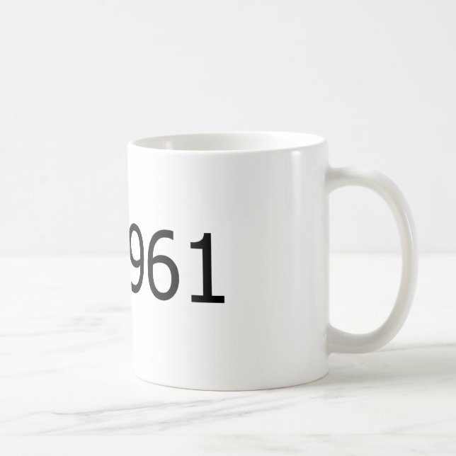 Ta copyrightt på 1961 kaffemugg (Höger)