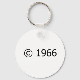 Ta copyrightt på 1966 nyckelring