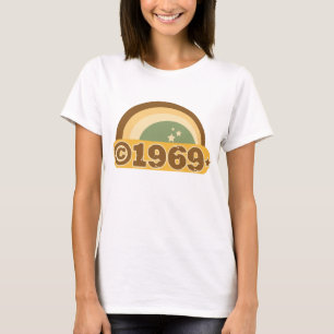 Ta copyrightt på 1969 t-shirt