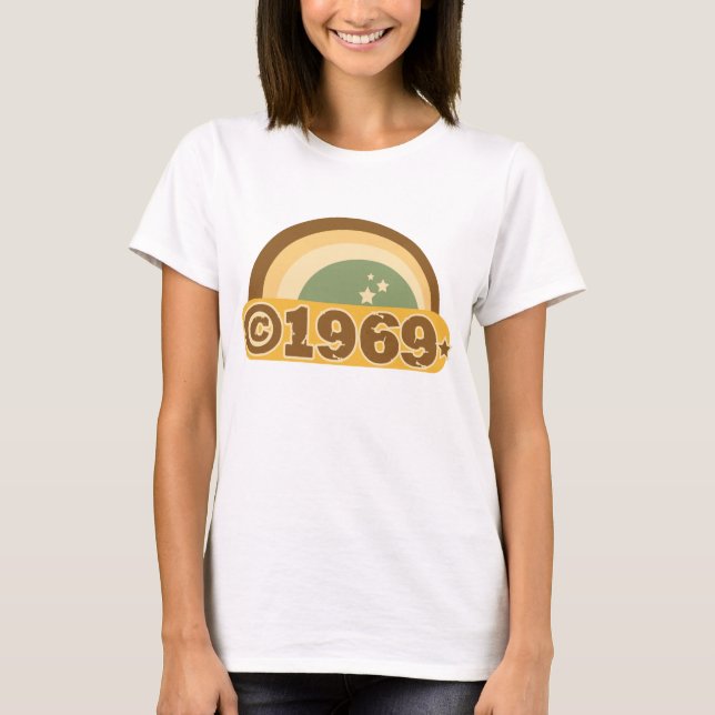 Ta copyrightt på 1969 tee (Framsida)