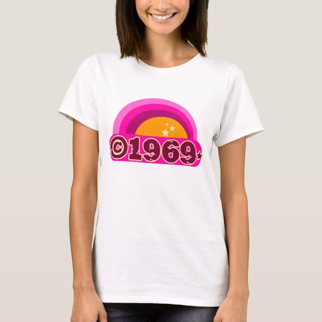Ta copyrightt på 1969 tee (Framsida)